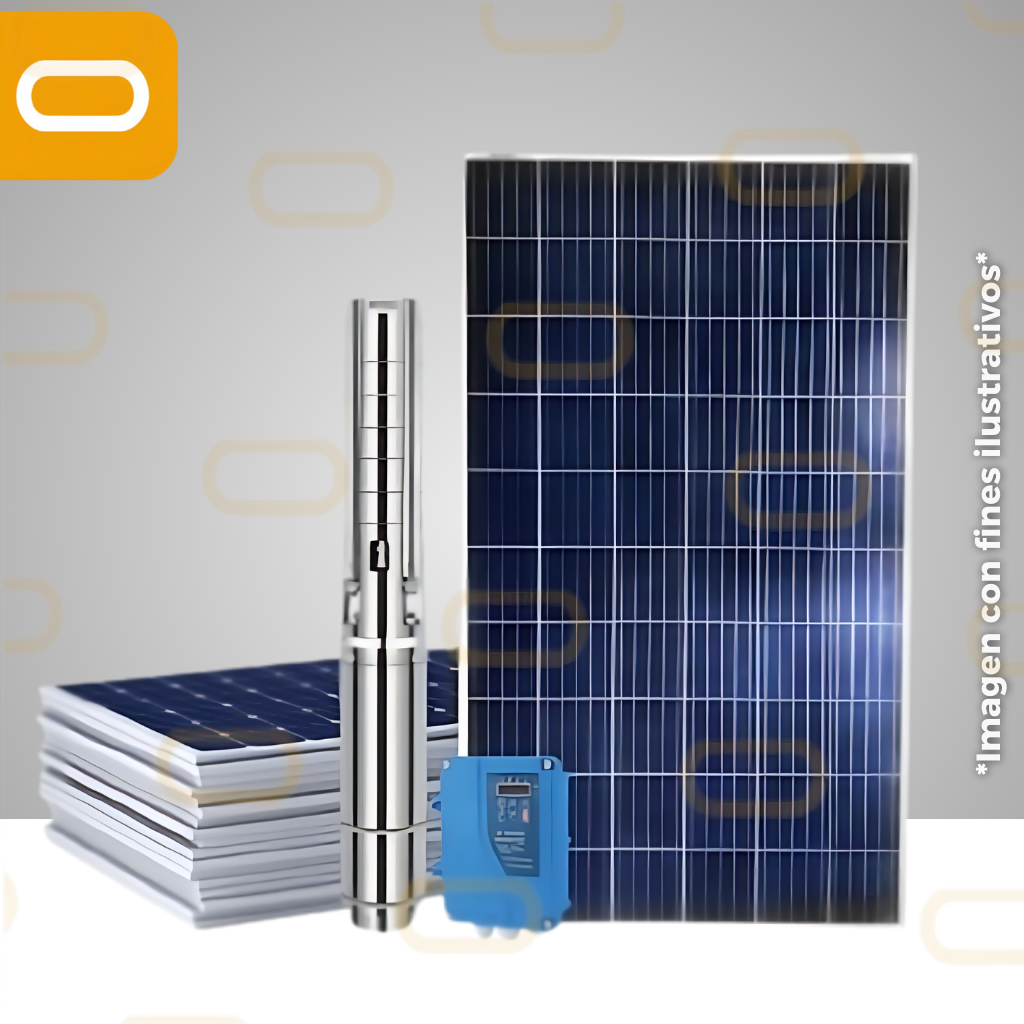 Sistema Bomba sumergible SOLAR 6SSC-130-60-A/D-550 | Solar Guatemala
